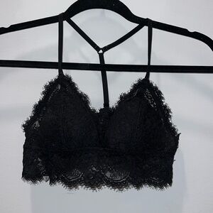 aerie Black Lacy Bra